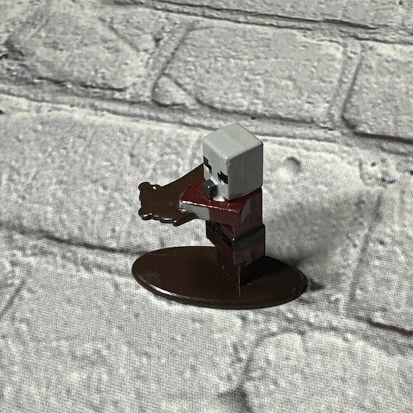 MINECRAFT PILLAGER 1.5” DIE-CAST ACTION FIGURE JADA TOY - Picture 2 of 7